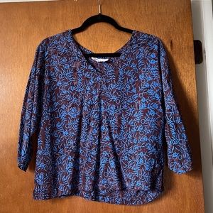 Eagle Ray Traders Purple Half Sleeve Top